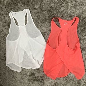 GYMSHARK tank bundle